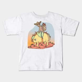 Taco rider Kids T-Shirt
